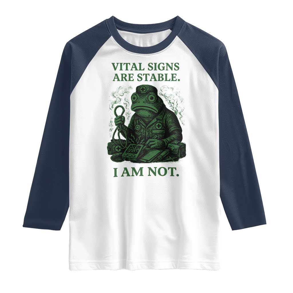 Frog Medic Raglan Shirt Funny Animal EMT Emergency Health Workers