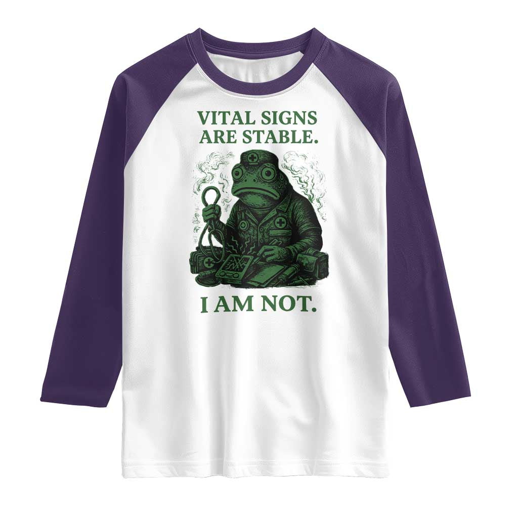 Frog Medic Raglan Shirt Funny Animal EMT Emergency Health Workers