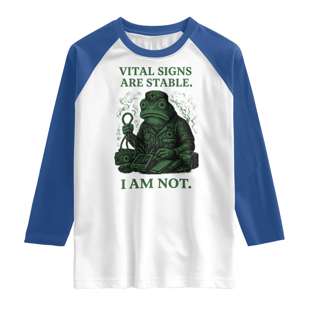 Frog Medic Raglan Shirt Funny Animal EMT Emergency Health Workers