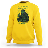 Frog Medic Sweatshirt Funny Animal EMT Emergency Health Workers