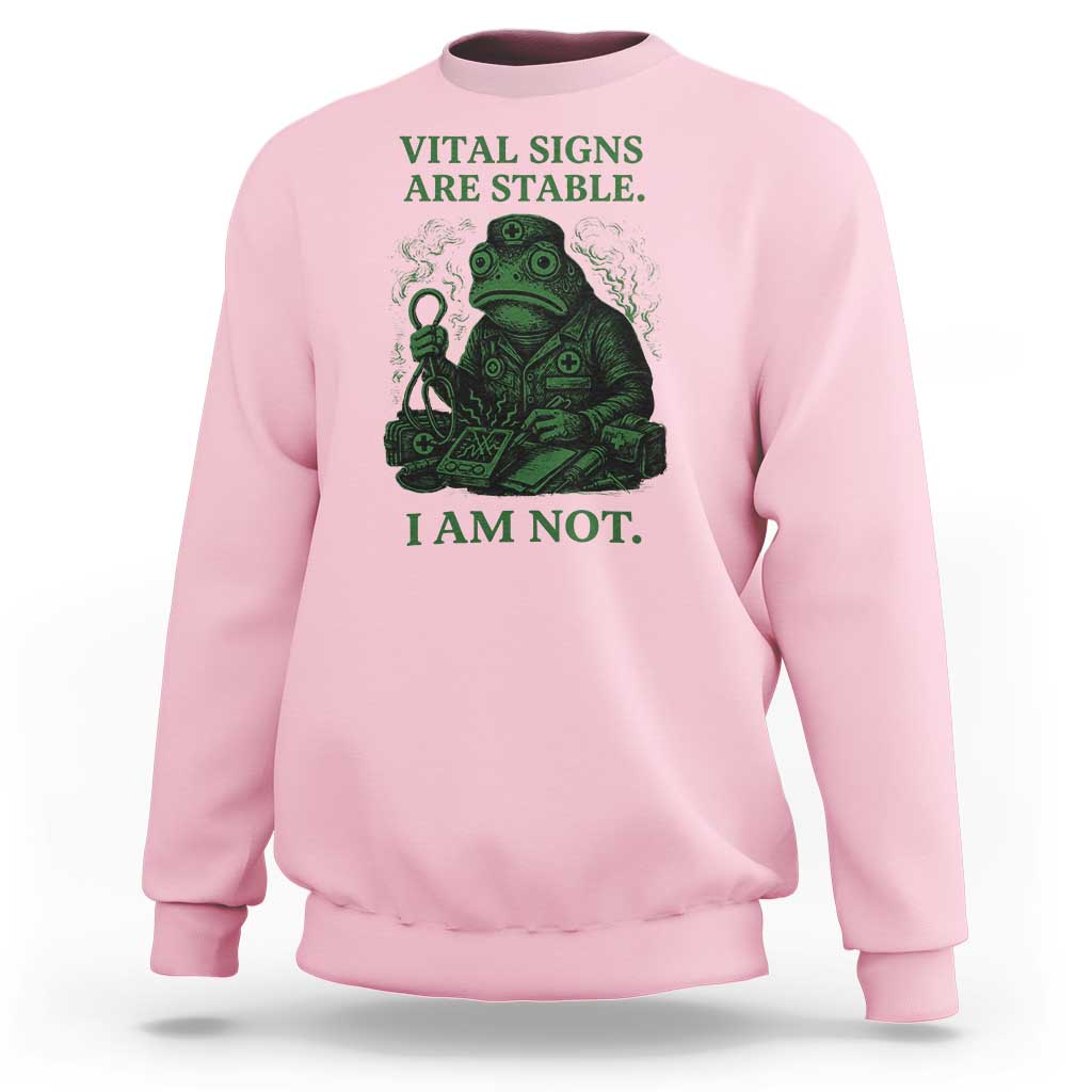 Frog Medic Sweatshirt Funny Animal EMT Emergency Health Workers