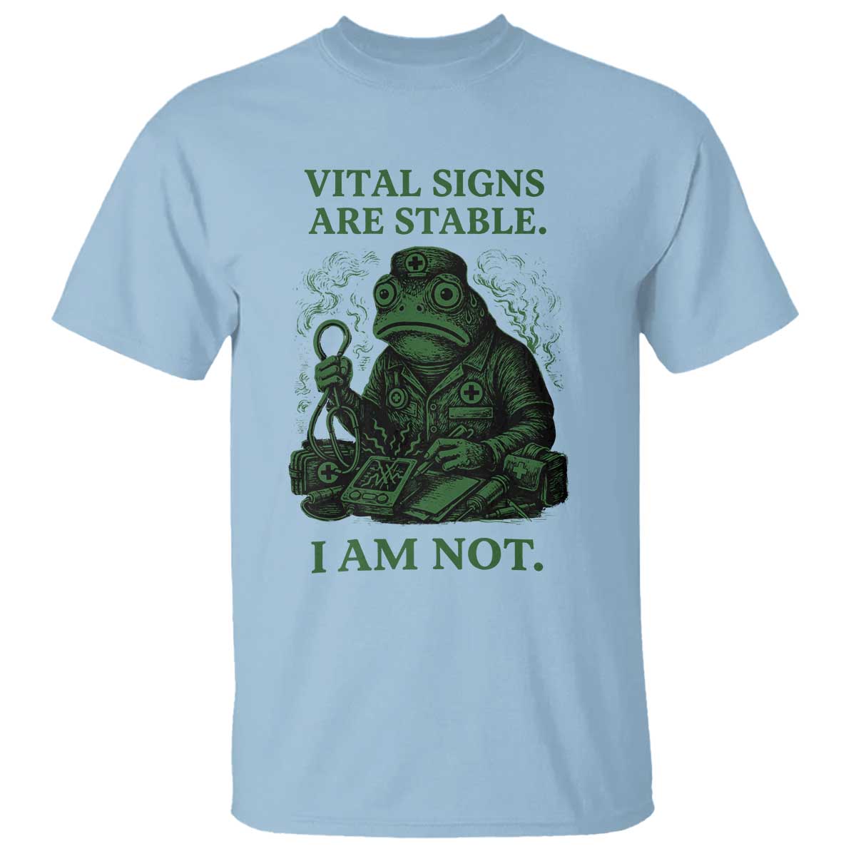 Frog Medic T Shirt Funny Animal EMT Emergency Health Workers