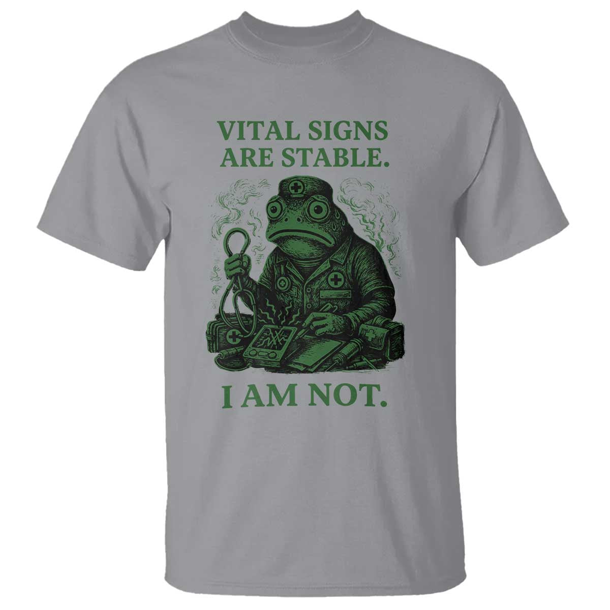 Frog Medic T Shirt Funny Animal EMT Emergency Health Workers