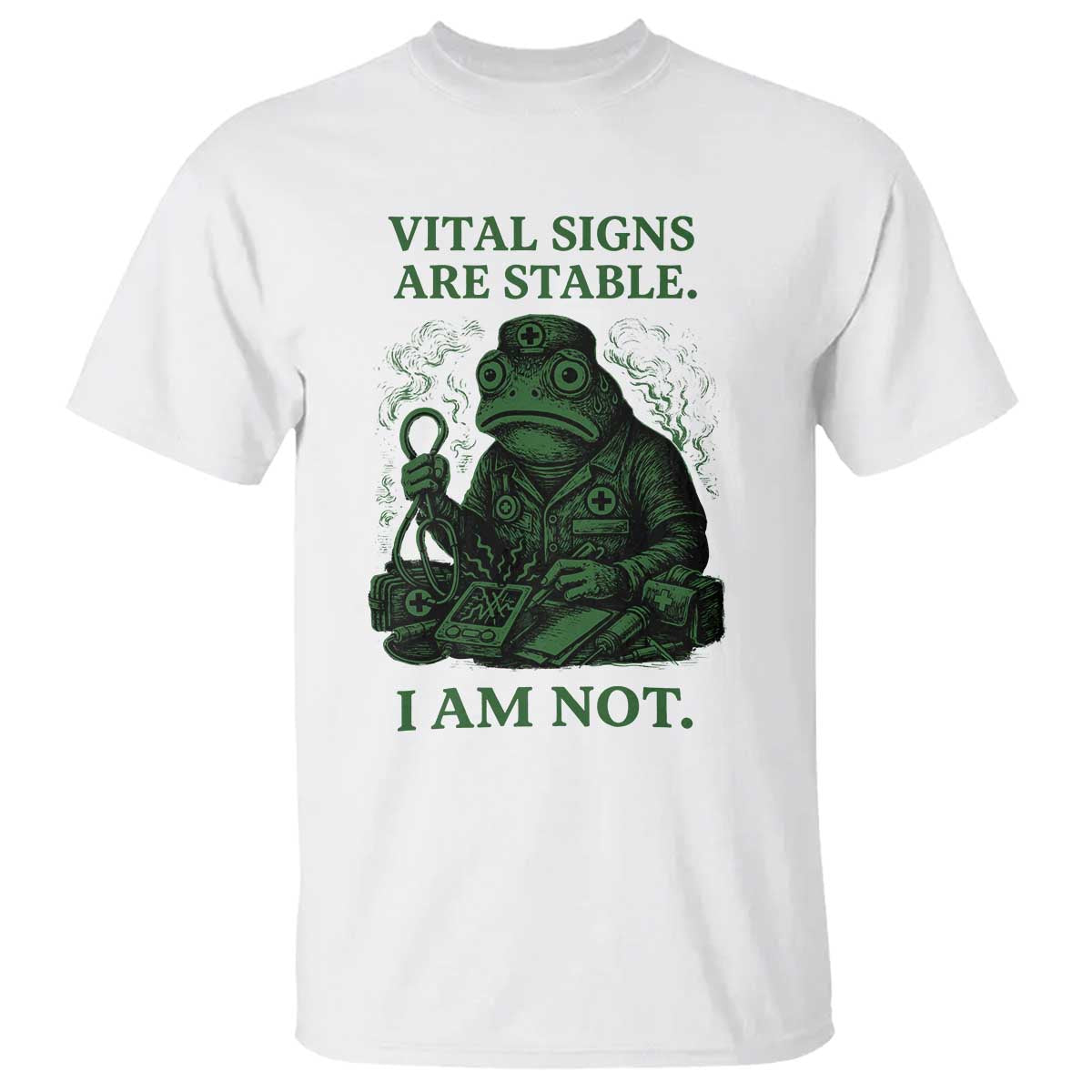 Frog Medic T Shirt Funny Animal EMT Emergency Health Workers