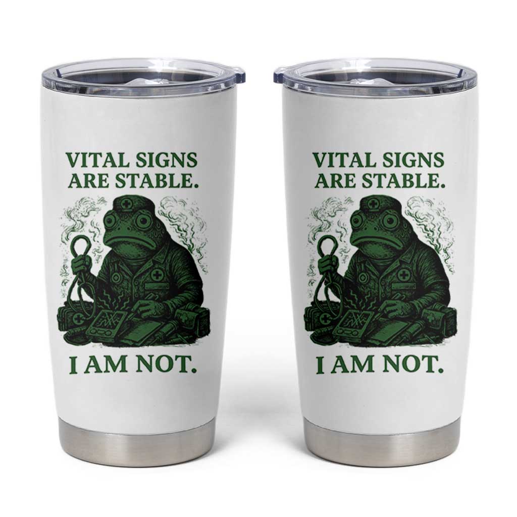Frog Medic Tumbler Cup Funny Animal EMT Emergency Health Workers