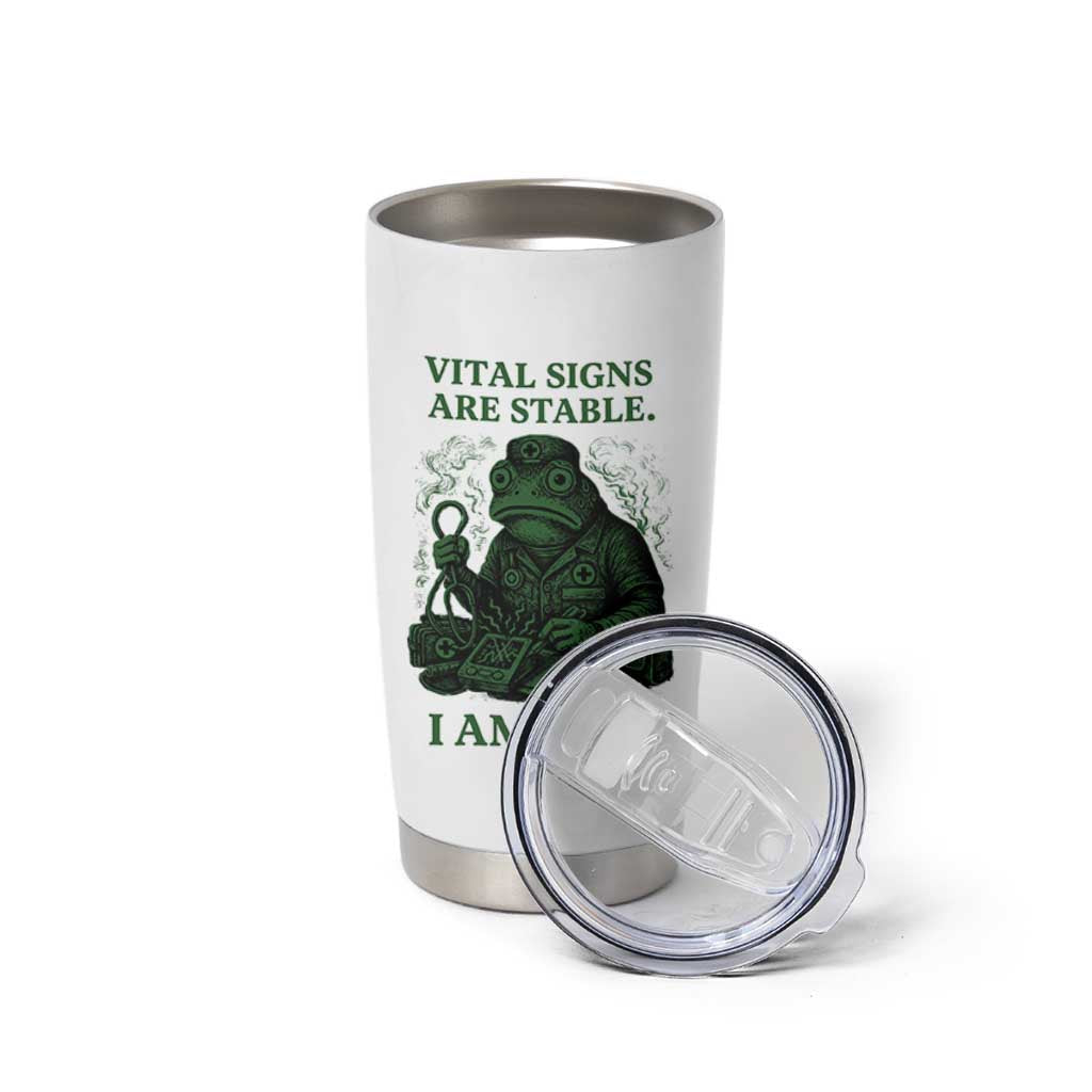 Frog Medic Tumbler Cup Funny Animal EMT Emergency Health Workers