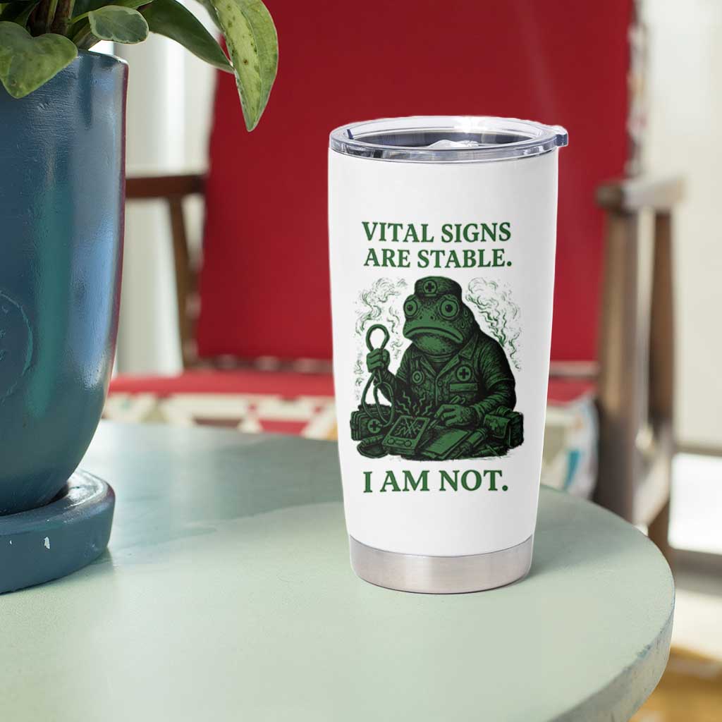 Frog Medic Tumbler Cup Funny Animal EMT Emergency Health Workers