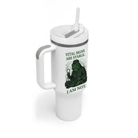 Frog Medic Tumbler With Handle Funny Animal EMT Emergency Health Workers