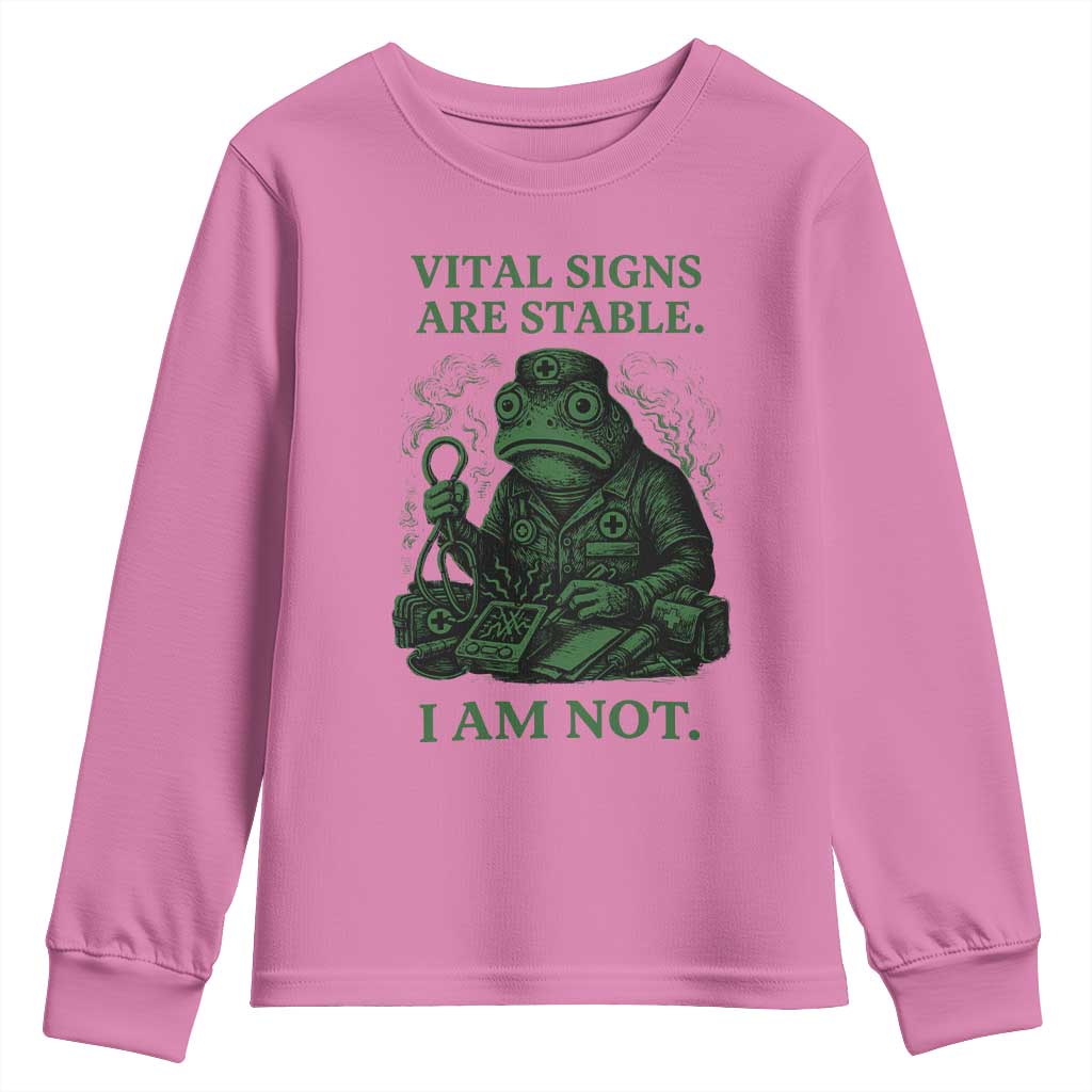 Frog Medic Youth Sweatshirt Funny Animal EMT Emergency Health Workers