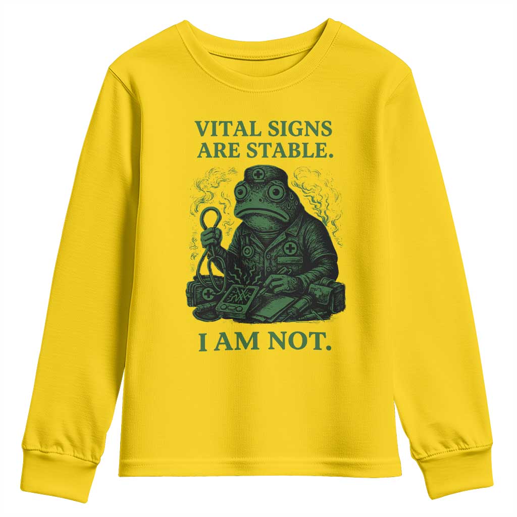 Frog Medic Youth Sweatshirt Funny Animal EMT Emergency Health Workers