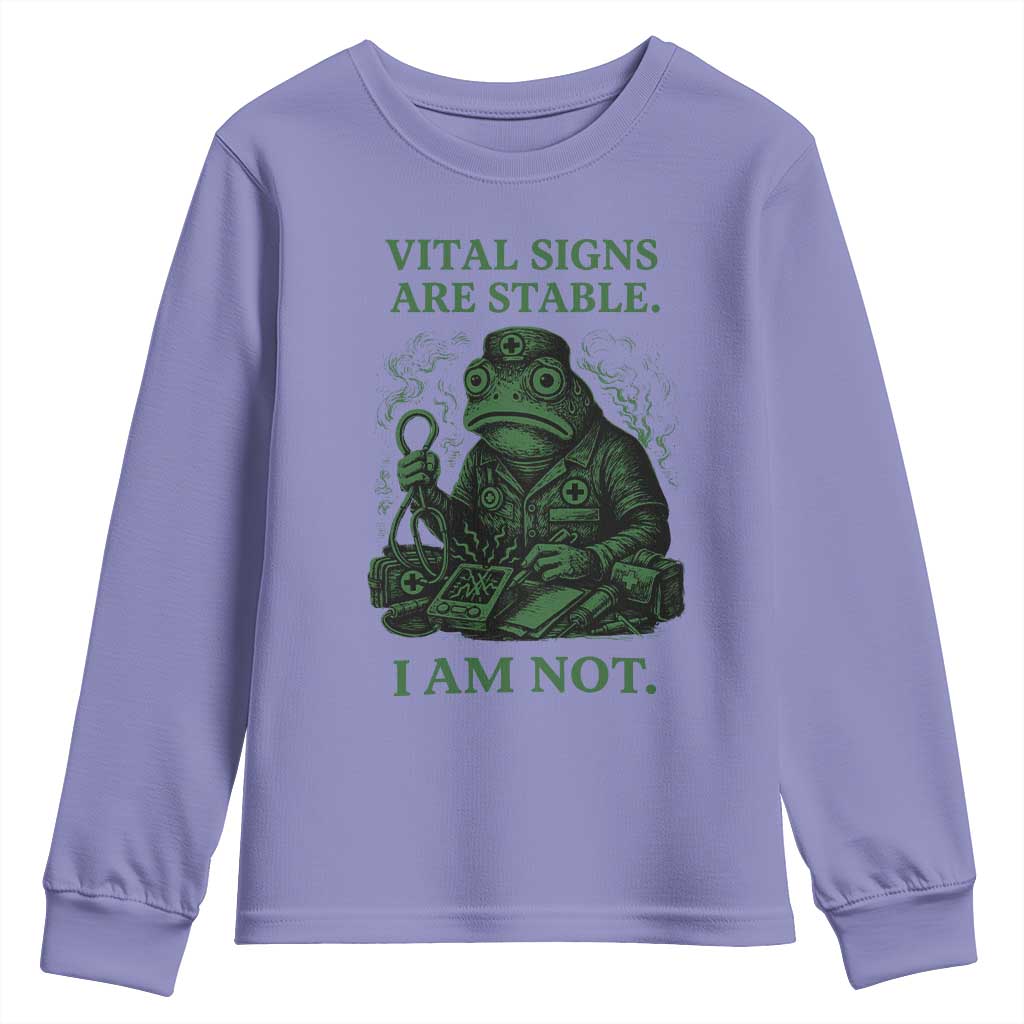 Frog Medic Youth Sweatshirt Funny Animal EMT Emergency Health Workers