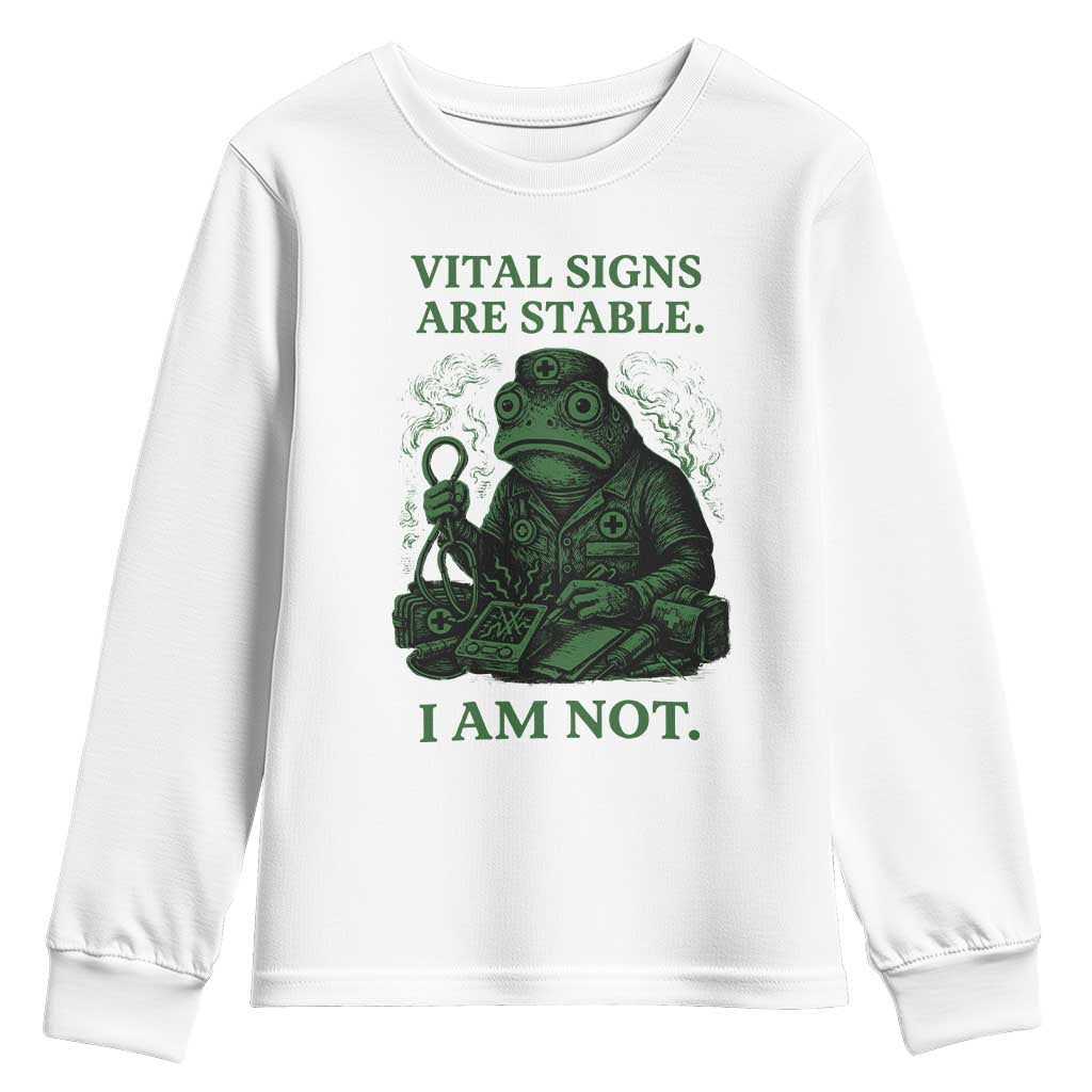 Frog Medic Youth Sweatshirt Funny Animal EMT Emergency Health Workers