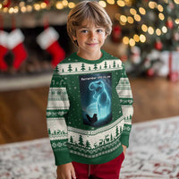 Remember Who You Are Ugly Christmas Sweater Funny Evolution Joke Meme Chicken Dinosaur - Wonder Print Shop