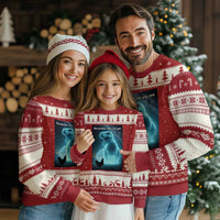 Remember Who You Are Ugly Christmas Sweater Funny Evolution Joke Meme Chicken Dinosaur - Wonder Print Shop