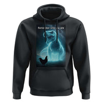 Remember Who You Are Hoodie Funny Evolution Joke Meme Chicken Dinosaur - Wonder Print Shop