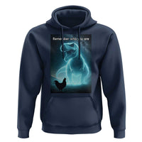 Remember Who You Are Hoodie Funny Evolution Joke Meme Chicken Dinosaur - Wonder Print Shop