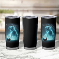 Remember Who You Are Tumbler Cup Funny Evolution Joke Meme Chicken Dinosaur - Wonder Print Shop