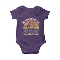 Sometimes I Just Be Fartin Frog Baby Onesie Funny Silly Unhinged Meme Vintage - Wonder Print Shop