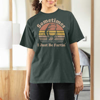 Sometimes I Just Be Fartin Frog T Shirt For Women Funny Silly Unhinged Meme Vintage - Wonder Print Shop