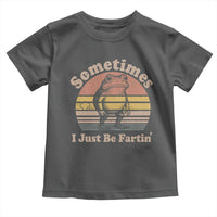 Sometimes I Just Be Fartin Frog Toddler T Shirt Funny Silly Unhinged Meme Vintage - Wonder Print Shop