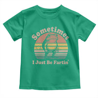 Sometimes I Just Be Fartin Frog Toddler T Shirt Funny Silly Unhinged Meme Vintage - Wonder Print Shop