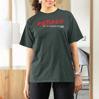 Retired 2025 T Shirt For Women Not My Problem Anymore 90s Vintage Style