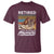 Funny Cat Retired T Shirt Not My Problem Anymore 90s Vintage Style