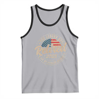 Funny Retirement Gifts Tank Top Legend Has Retired 2025 Not My Problem Anymore US Flag
