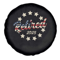 Retired 2025 Spare Tire Cover Retirement Gifts American Flag
