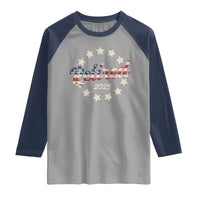 Retired 2025 Raglan Shirt Retirement Gifts American Flag
