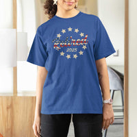 Retired 2025 T Shirt For Women Retirement Gifts American Flag