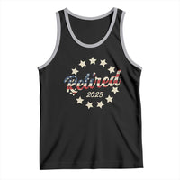 Retired 2025 Tank Top Retirement Gifts American Flag
