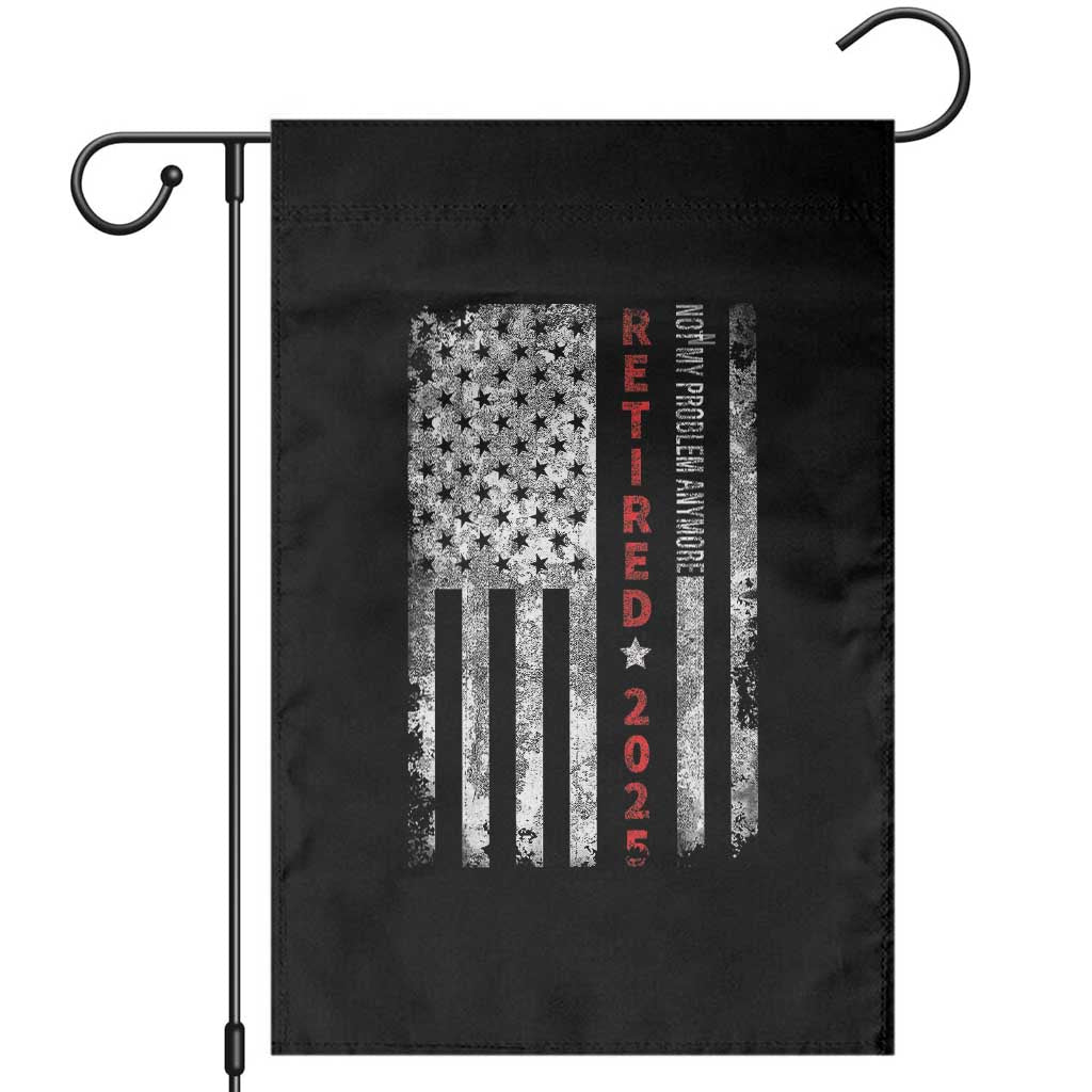 Retired 2025 Garden Flag Vintage Old American Flag - Wonder Print Shop