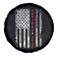 Retired 2025 Spare Tire Cover Vintage Old American Flag - Wonder Print Shop
