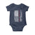 Retired 2025 Baby Onesie Vintage Old American Flag - Wonder Print Shop