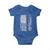 Retired 2025 Baby Onesie Vintage Old American Flag - Wonder Print Shop