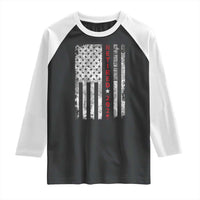 Retired 2025 Raglan Shirt Vintage Old American Flag - Wonder Print Shop