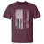 Retired 2025 T Shirt Vintage Old American Flag - Wonder Print Shop