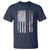 Retired 2025 T Shirt Vintage Old American Flag - Wonder Print Shop