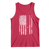 Retired 2025 Tank Top Vintage Old American Flag - Wonder Print Shop