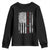 Retired 2025 Youth Sweatshirt Vintage Old American Flag - Wonder Print Shop