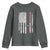 Retired 2025 Youth Sweatshirt Vintage Old American Flag - Wonder Print Shop