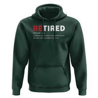 Funny Retirement Gifts Hoodie Retired Not My Problem Anymore I Do What I Want