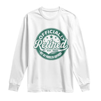 Vintage Retirement 2025 Long Sleeve Shirt Retired Not My Problem Anymore