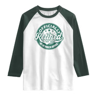 Vintage Retirement 2025 Raglan Shirt Retired Not My Problem Anymore