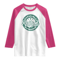 Vintage Retirement 2025 Raglan Shirt Retired Not My Problem Anymore