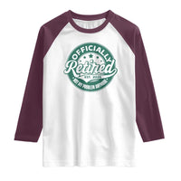 Vintage Retirement 2025 Raglan Shirt Retired Not My Problem Anymore