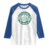 Vintage Retirement 2025 Raglan Shirt Retired Not My Problem Anymore