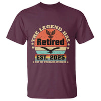 Vintage Retirement 2025 T Shirt Legend Has Retired Not My Problem Anymore