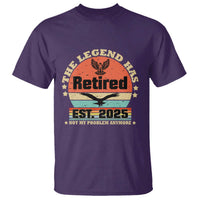 Vintage Retirement 2025 T Shirt Legend Has Retired Not My Problem Anymore